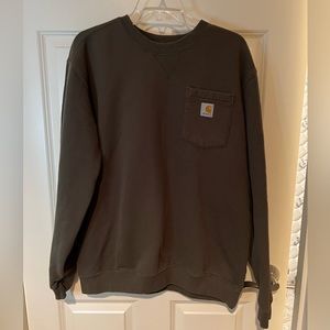 Carhartt Olive Green Crewneck Sweatshirt